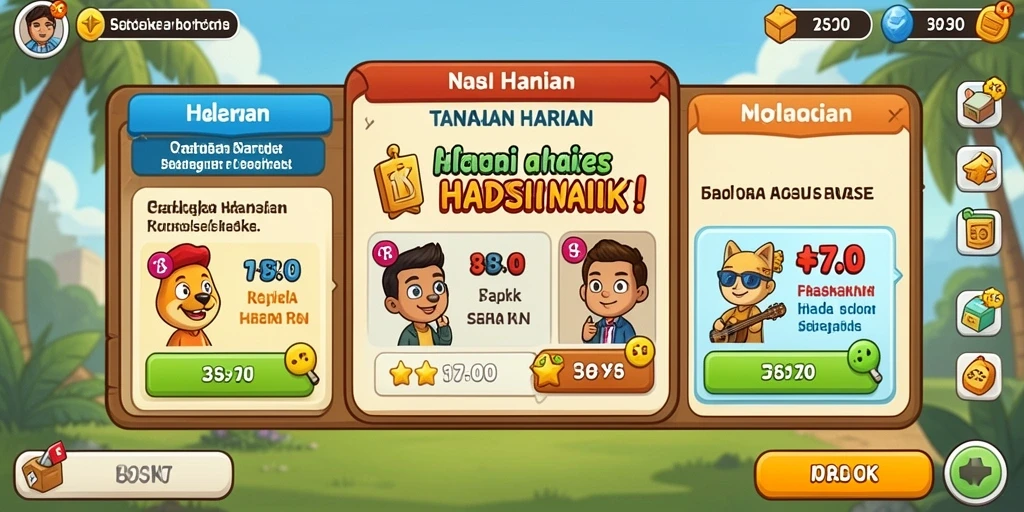 Tampilan menu utama game PT89 yang menarik.